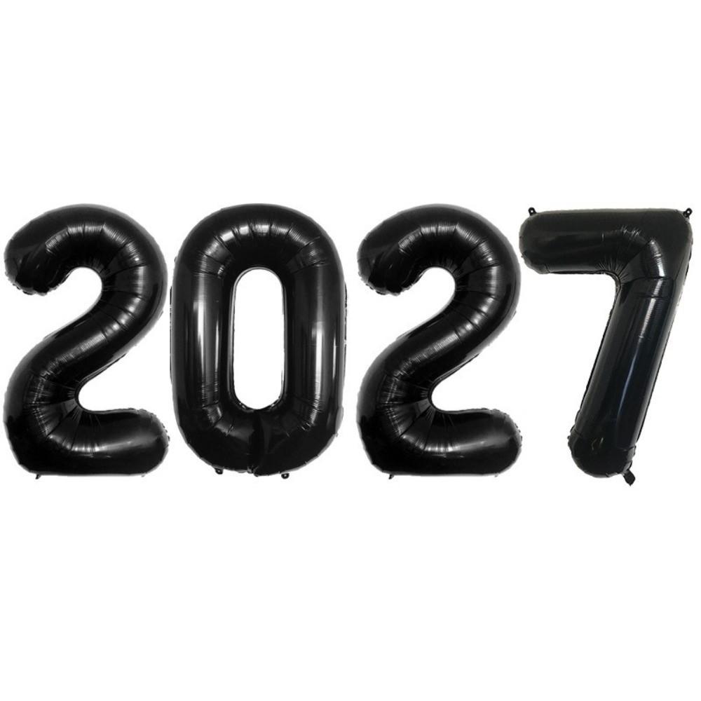Large Size 2027 Number Foil Balloons Photo Props Home Decor Balloons Number Balloons Party Decor
