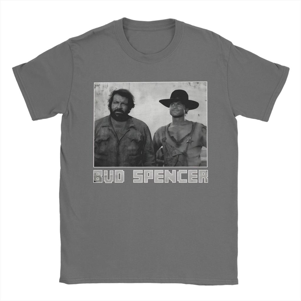 Vintage Bud Spencer T Shirt Summer Fashion TShirts Unisex Pure Cotton Round Neck Plus Size 5XL Top Tees ShortSleeved Vintage Tops