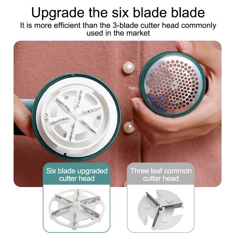 Elektrisk lofjerner Oppladbar for klær Fuzz Remover Genser Barberjakke Hårballtrimmer Plysjklær barberhøvelfjerner