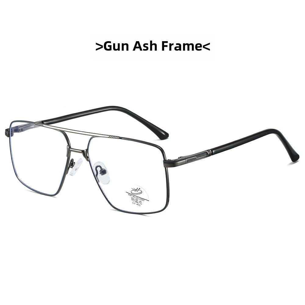2024 Men's Anti-Blue Light Metal Business Glasses: Anti-Radiation Optical Frames