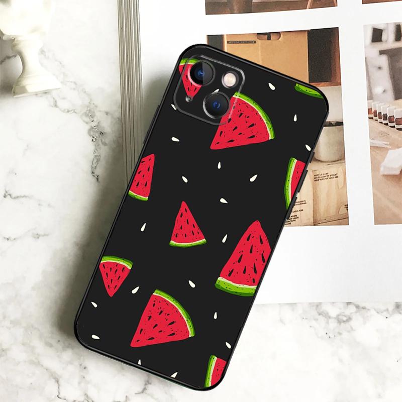 

Cute Summer Fruit Watermelon Phone Case For iPhone 17 16 15 14 13 11 12 Pro Max Plus 12 13 Mini 16e 17 Air Cover Coque iPhone 12