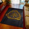 Black Celtic Viking Carpet Dragons Tattoo Luxury Area Rugs Carpets Home Decoration The Us Decor Greek Eye Tree Viking Area Rugs