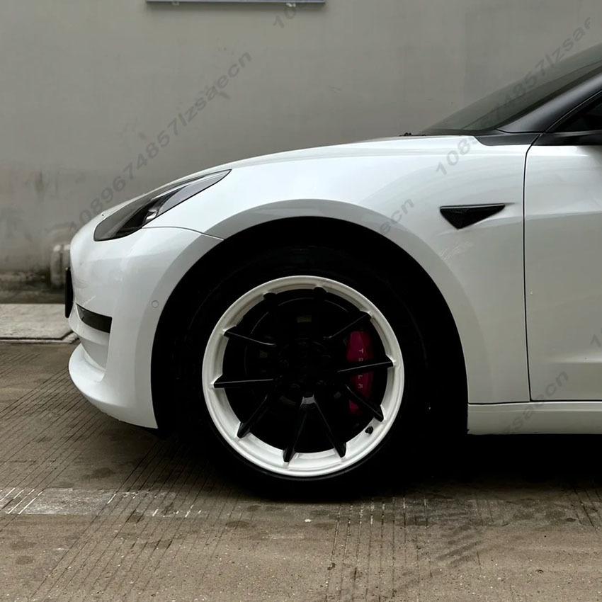 4PCS Hub Cap Car For Tesla Model 3 2017-2023 18 Inch Wheel Cap Replacement Automobile Wheel Hubcap Full Rim Cover Accessories