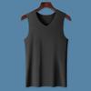 Men'S Pure Cotton Vest Seamless Sports Cotton Underwear Wide-Shoulder Spring/Summer Base Layer Tank Top For Men