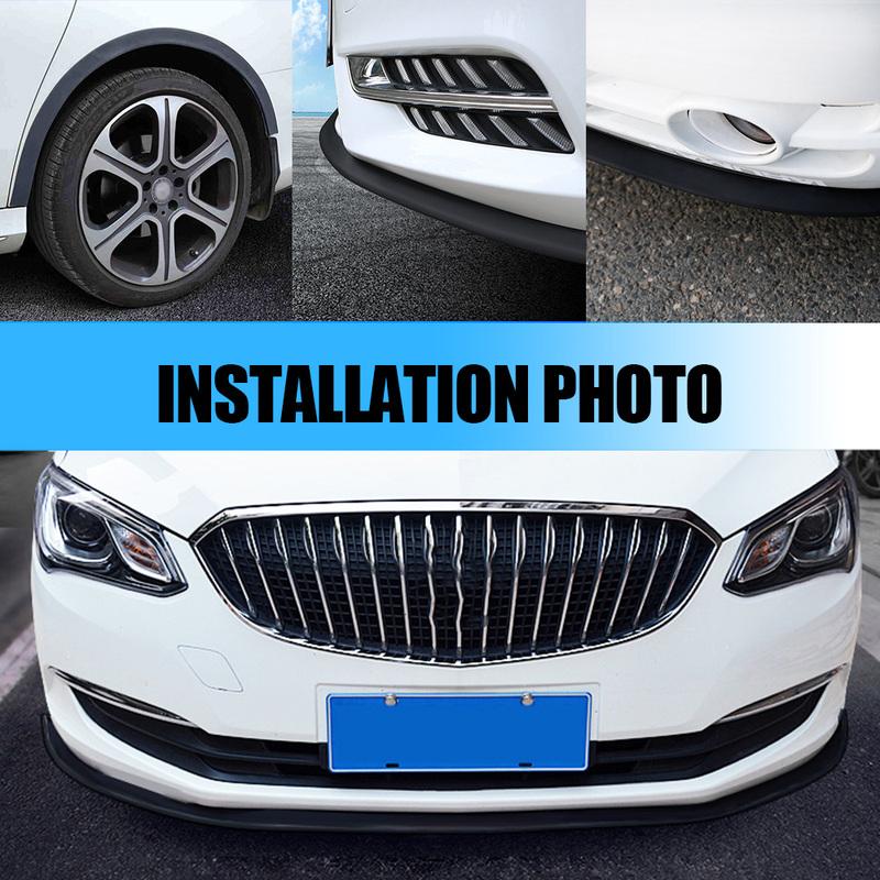 Exterior Mouldings 60mm Width Rubber Strip 2.5m Car Front For Hyundai Ix35 Rear Diffuser Cupra Formentor Accessories Rav4