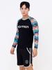 Akuatika Men'S Rash Guard Aqamts24016 Top + Trunk Shorts Set