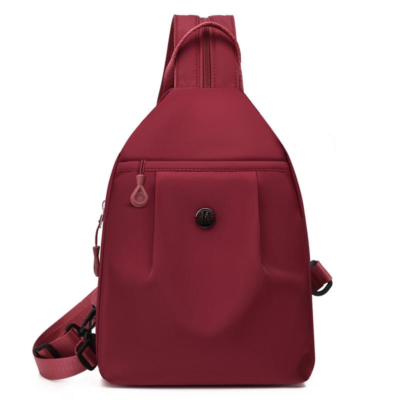 Women's Nylon Backpack Lightweight Multi-Pocket Daypack Casual Rucksack for School Travel & Daily Use