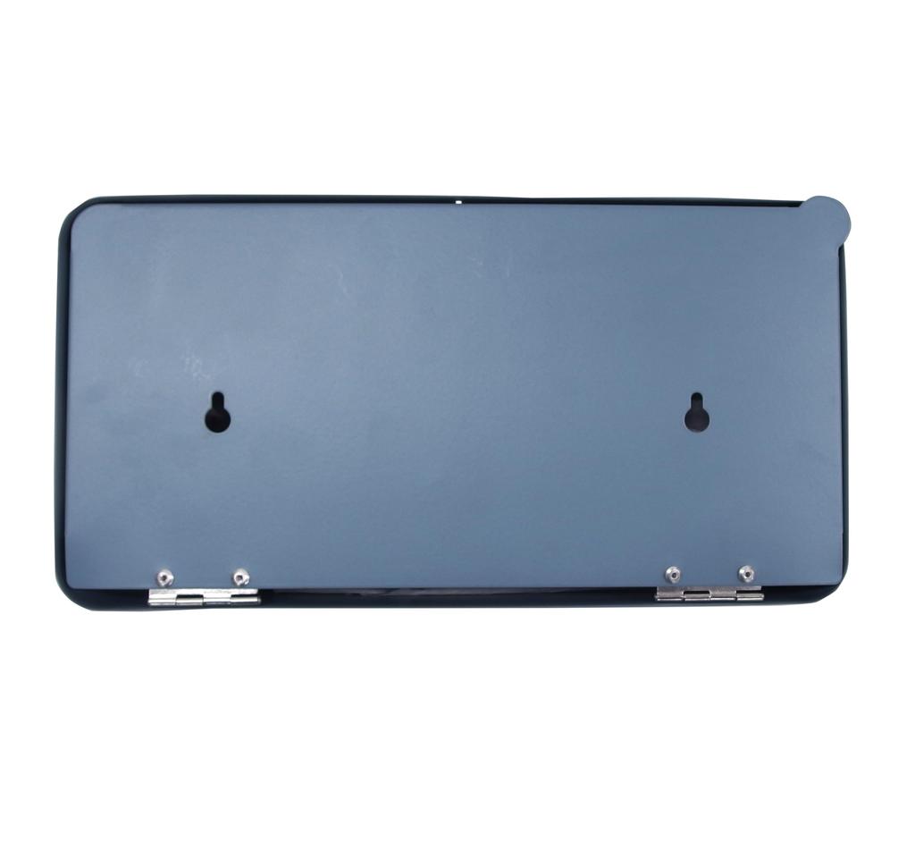 Keystone MCR Tin 2WAY Tissue Box Matte Black W27 H14 ME010900 Size Approx. D5.5