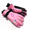 Children's Printed Electric Bike Gloves: Warm, Waterproof, Windproof Ski & Outdoor Cycling Gloves