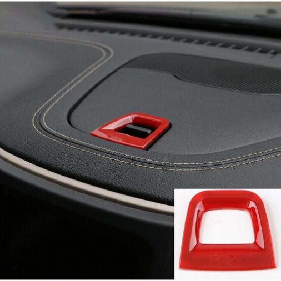 Dashboard Box trument Strip Cover Trim For Jeep Cherokee 2014-2018 Bright Red