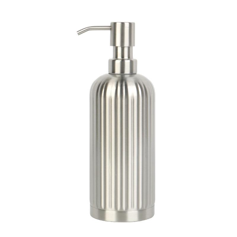 Countertop Hand Soap Dispenser Refillable Stainless Steel Soap Pump Bottle
