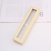 Creative Transparent Pen Box With Window Cover For Office Supplies And Gift Use