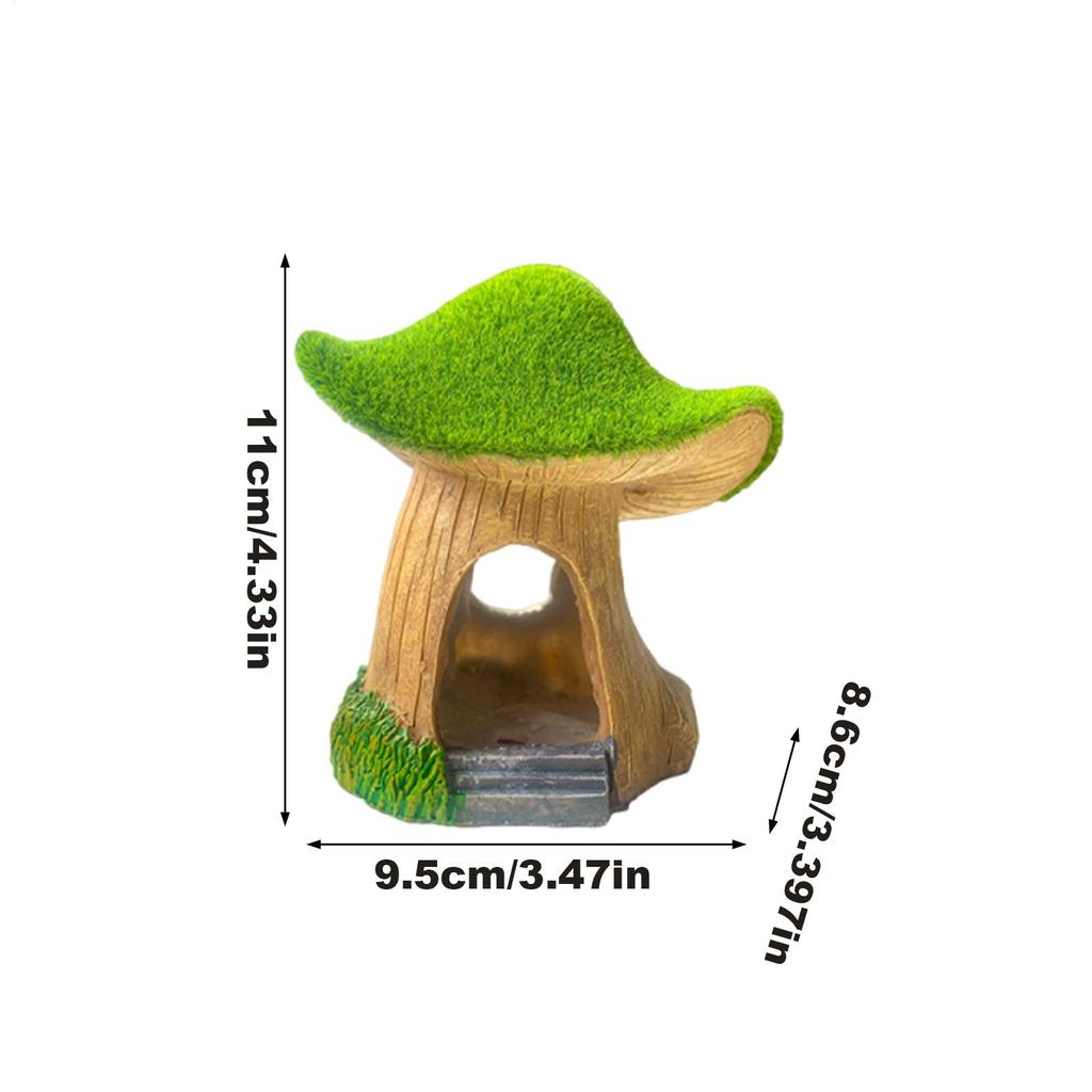 Fish Tank Statue Under Water Sculpture Fish Tank Mushroom Decoration For Living Room Bedroom Study Room Restaurant Apartment