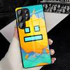 G-Geometry Dash Game Phone Case For Samsung A25 A13 A33 5G A54 A36 A35 A56 A52 A14 Shockproof Glass Cover