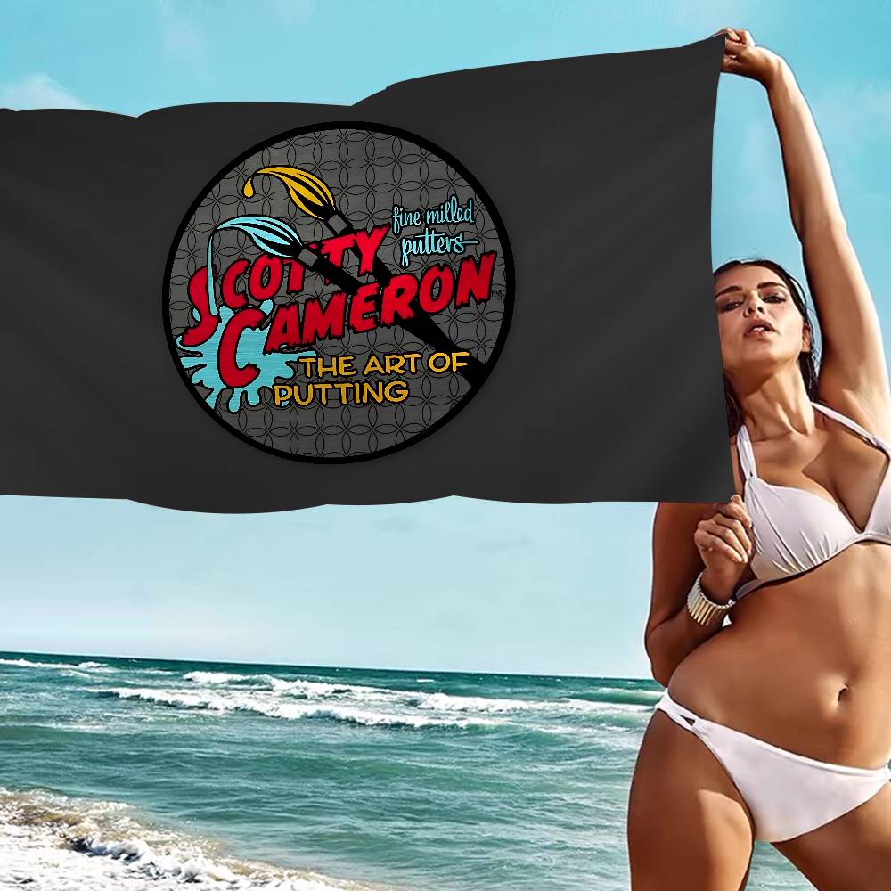 S-Scotty Logo C-Cameron Microfiber Blanket Quick Drying Beach Towels Oversized Printing Super Absorbent Pool Towel Blanket