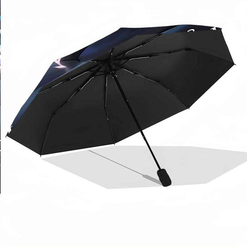 Hollow Knight Windproof Auto 8 Rib Folding Umbrella Portable Outdoor Parasol