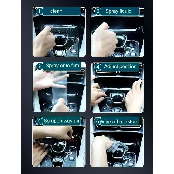 For Great Wall GWM WEY 03 Latte 22-24 Tpu Transparent Protect Film Car Interior Interior Sticker Center Control Car Accessories