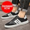 Men's Casual Sneakers Shoes Height Increase Shoes Leather Shoes Insoles 5CM Man Daily Life Height Increasing Shoes Tennis Shoes