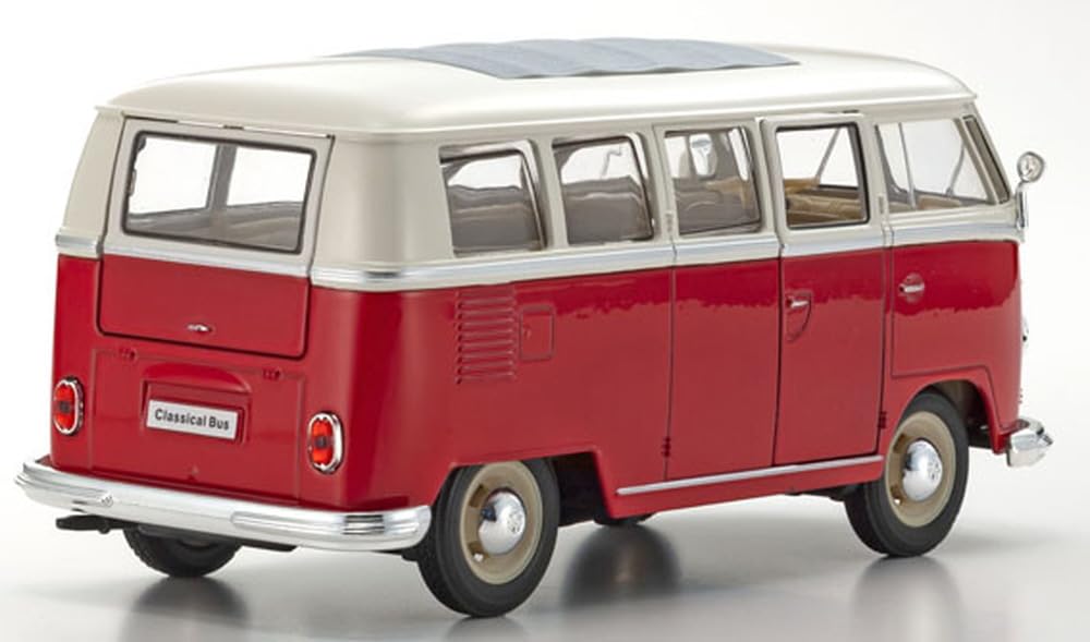 WELLY VW T1 Bus 1963 Červený hotový výrobek 1/24