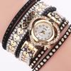 Neues Mode-Strass-Geflochtenes Seil-Armband Quarzuhr Geschenk Reloj 2026