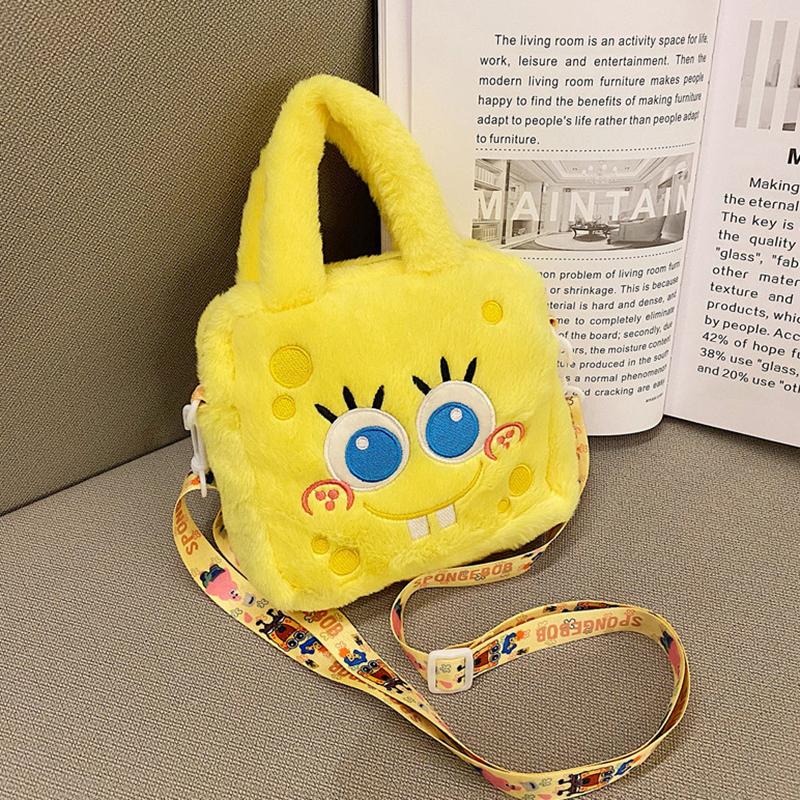Kawaii Çizgi Film Anime Bebek Peluş Çanta Kadın Kızlar İçin Sevimli Kozmetik Çantası Tatlı Çok Yönlü Seyahat Saklama Çantası Hediyeler