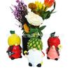 **Creative Fruit-Shaped Resin Gnome Ornaments for Garden**