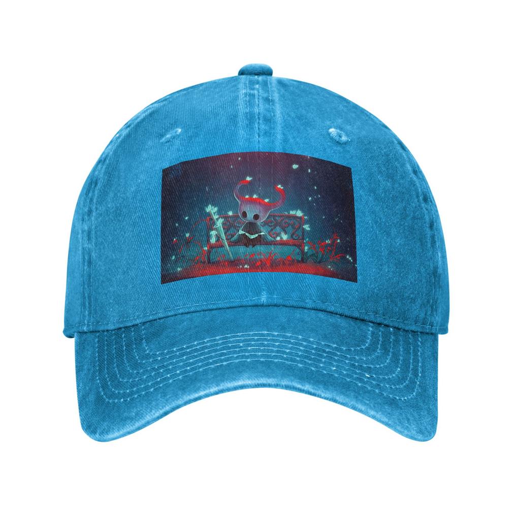 Hollow Knight Washed Denim Cap Casual Baseball Caps Adjustable Hat Summer Unisex Baseball Hats