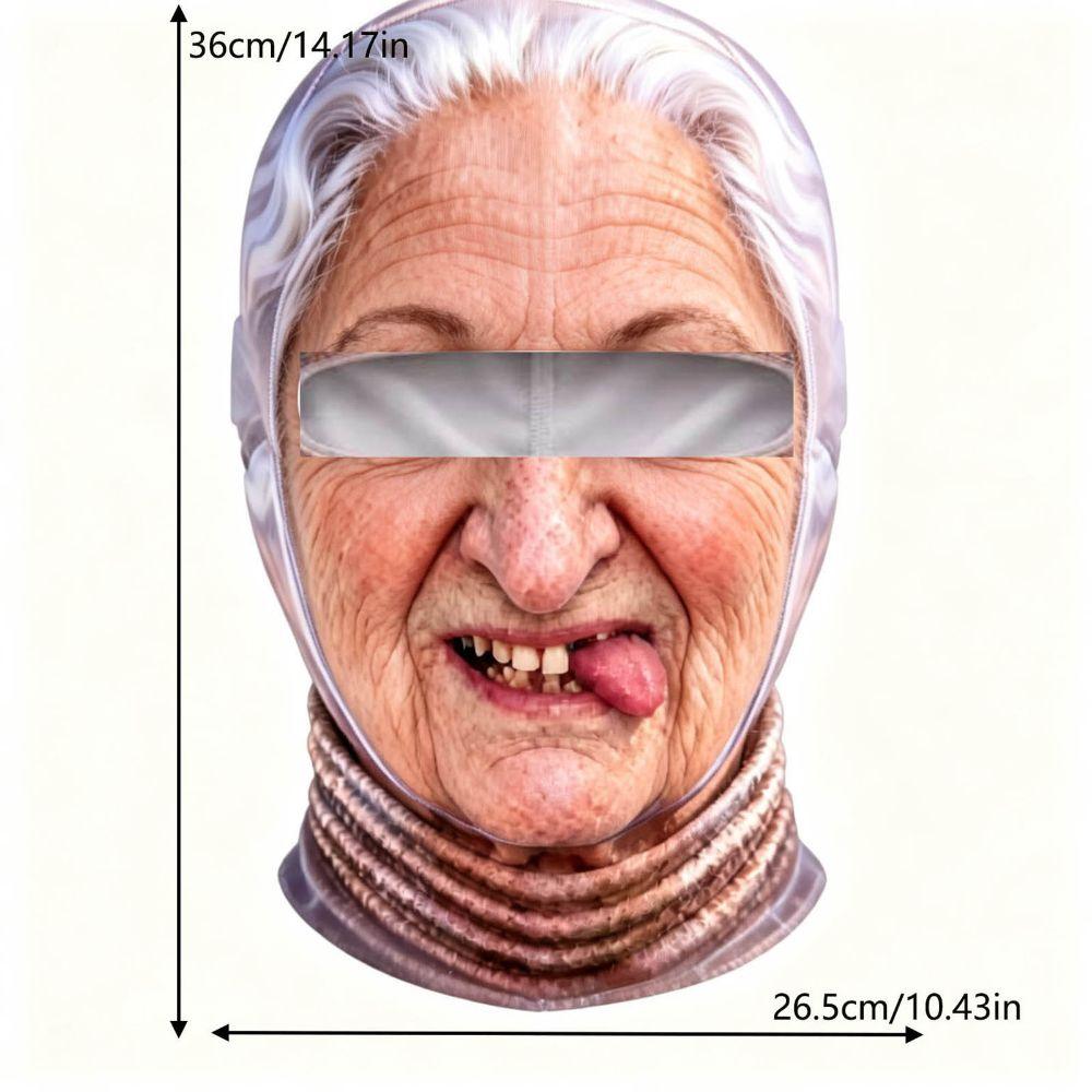 Unisex Size Funny Prank Mask 3D Print Motorcycle Ski Face Mask Motorcycle Riding Mask Motorcycle