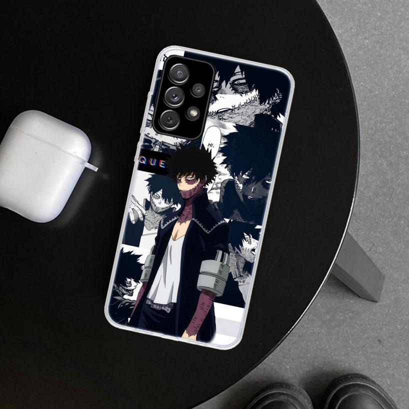 MHA Dabi Bnha Phone Case Cover for Samsung Galaxy A12 A22 A32 A52 A72 A02S A51 A50S A31 A20S A10S Note 20 Ultra 10 Plus Galaxy A