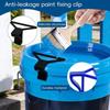 1Pcs Multi-Size Universal Paint Can Brush Cleaner Clip-On Scraper Anti-Drip To Keeps Opening Clean
