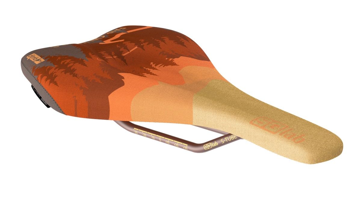 

Bicycle Mountain Alloy Saddle 611 Ergowave active 13cm [SQLAB] Saddle, Lightweight, Bike, MTB, All-Mountain, Enduro, Painless, Rail, 2.1 Ltd. S-tube - оранжевый