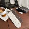 Floral Socks Women'S Medium Tube Socks Spring And Autumn Cotton Socks Tide Contrasting Lace Stockings Stacking Socks