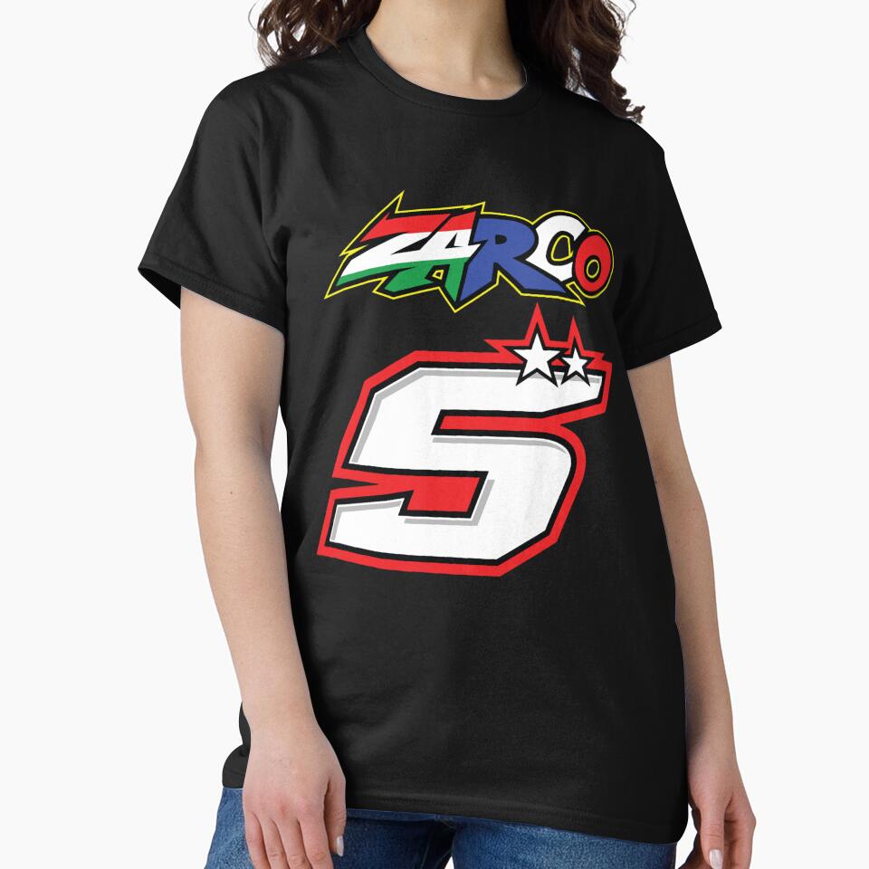 Johann Zarco Number 5 Classic T-Shirt