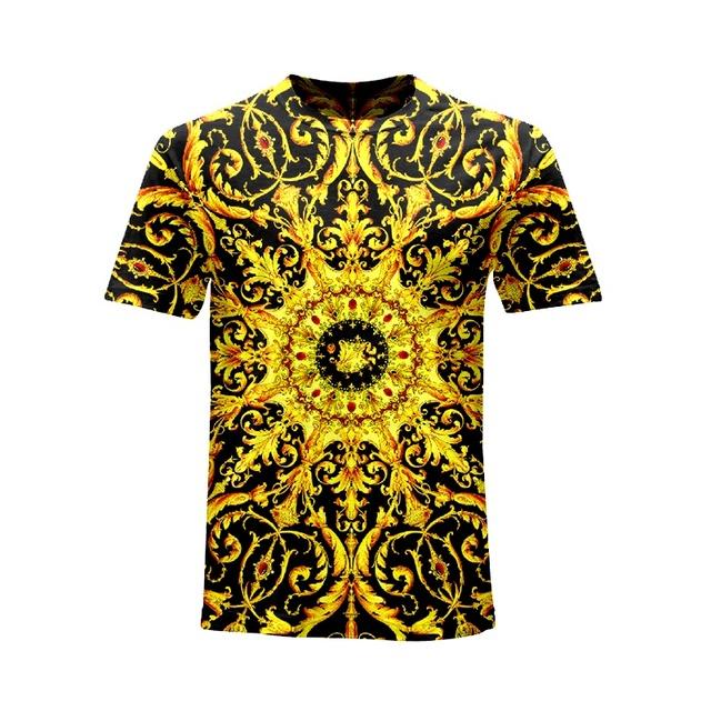 Men's Summer 3d Printed T-Shirt Fashion Top Short Sleeve Novelty Tees XXS-6XL