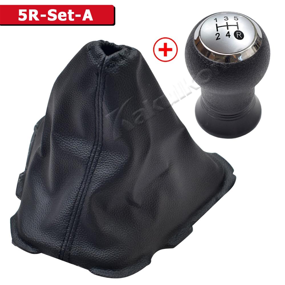 Manual 5/6 Speed Gear Shift Knob Lever Shifter Stick Handball PU Leather Cover For Toyota Auris 2006 2007 2008 2009 2010-2012
