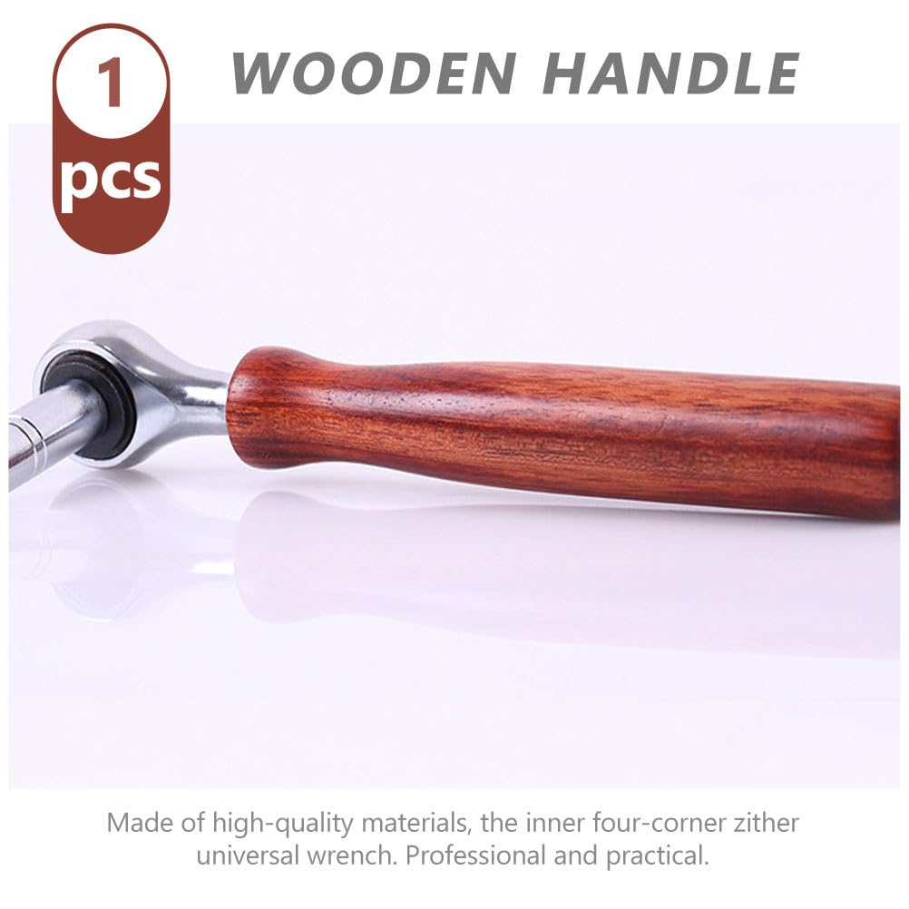 Iplusmile Guzheng Stimmratsche Holz Massiv Stimmung Stimmwirbel Saiteninstrument Musikinstrument Zubehör (Koreanische Zither) Schraubenschlüssel, Typ, 17,5 cm,
