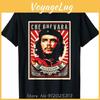Cuban Rebel Shirt Guevara Che Shirt Guerrilla Revolution Cotton Tops Tees Fitness Tshirt Casual T Shirt Oversized Oneck Tshirt