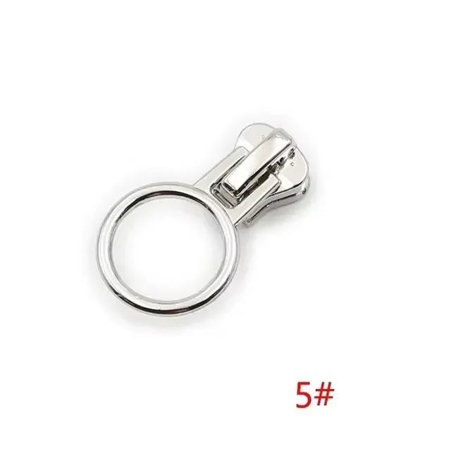 5/10Pcs 3# 5# 8# 10# 15# Zipper Sliders for Resin Zips Tape Replaceable Zippers Head Puller Jacket Coats Zip Repair Sewing Craft