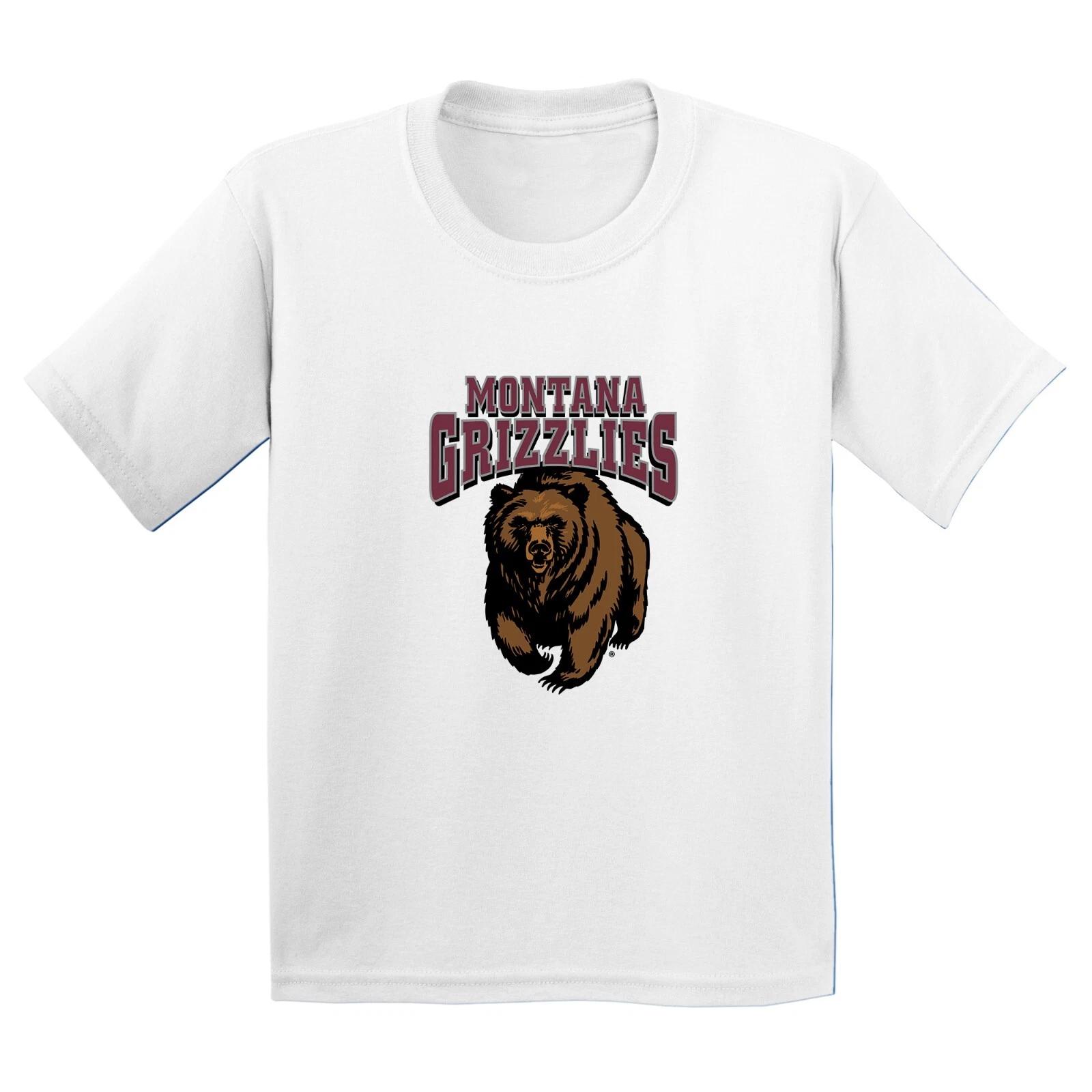 Montana Grizzlies Arch Logo Youth T-Shirt - White 2XL