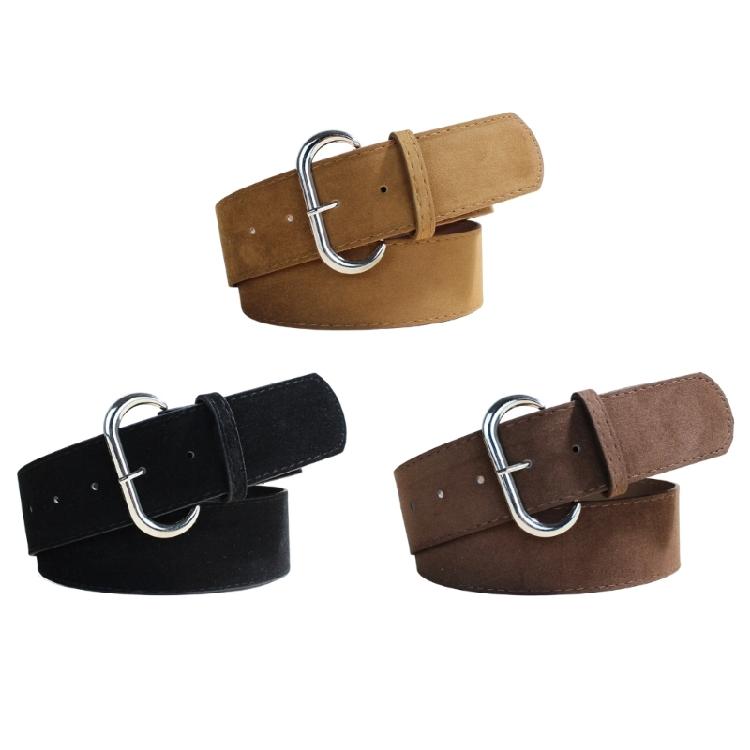 Premium PU Leather Wide Belt Comfortable Faux Suedes Waist Cincher Belt For Stylish Functional Wear