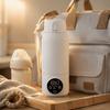 Cordless Portable Milk Warmer Stainless Steel Breast Sterilizer Portable Baby Bottle Warmer  Travel