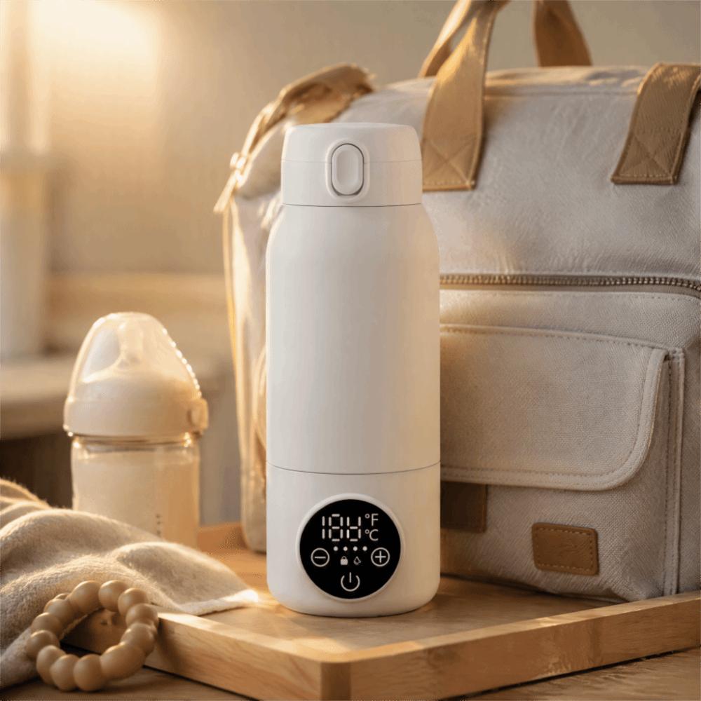 Cordless Portable Milk Warmer Stainless Steel Breast Sterilizer Portable Baby Bottle Warmer Travel