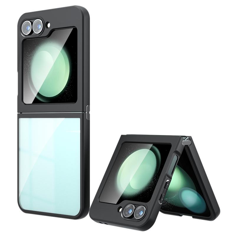 

For Samsung Galaxy Z Flip7 FE 5G/Z Flip6 5G Shockproof Case TPU+PC Phone Cover Transparent