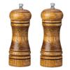 Salt and Pepper Grinders Spice Cruet Solid Wood 2 Pcs