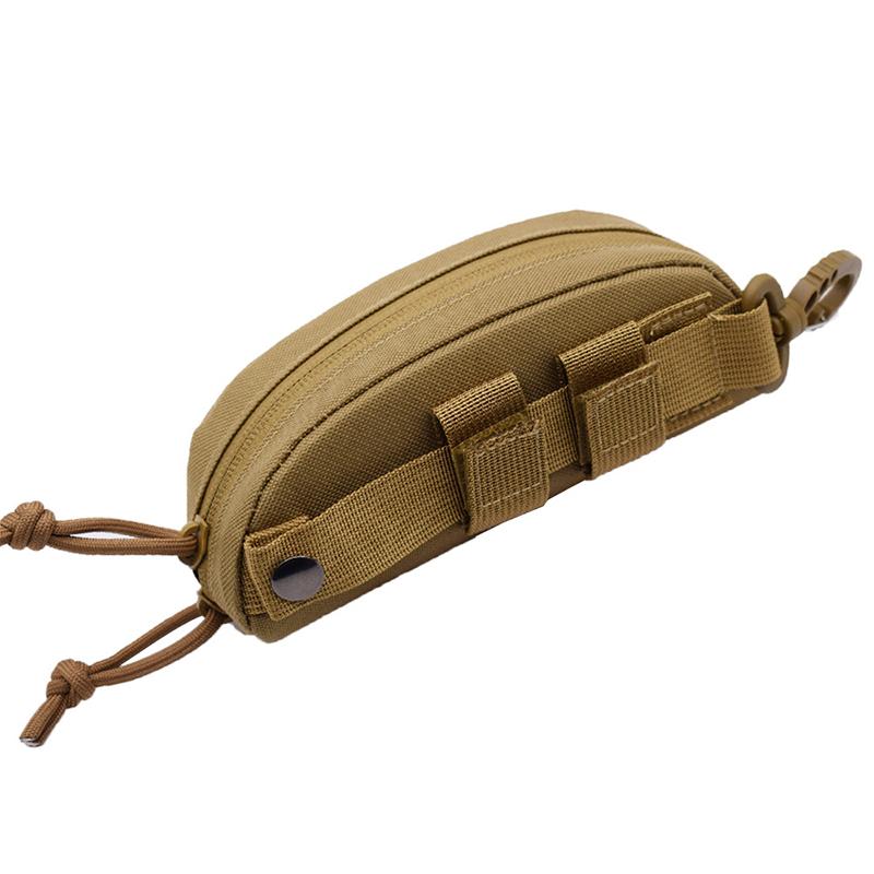 Tactical Pouch Hard Case  Glasses Pouch Outdoor Portable Eyewear Protector Shockproof Dustproof Glasses Case