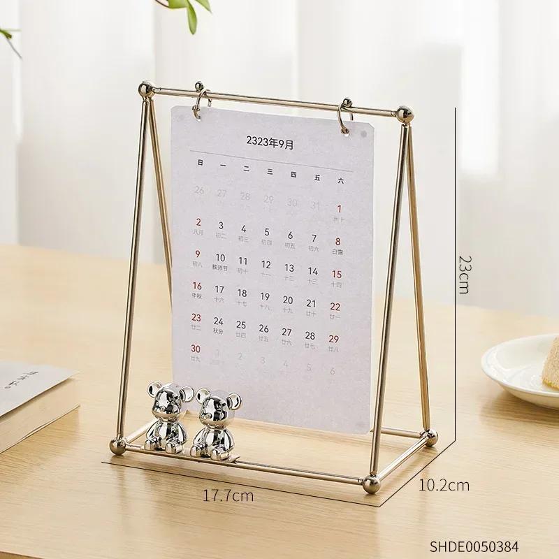 

Домашний декор Креативный медведь Качели Фоторамка Гостиная Украшение стола Офисный стол Аксессуары Металлические украшения Ремесла