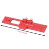 Clear Scales Woodworking Ruler 6 Inch T Type Scribing Ruler Precise Aluminum Alloy Ruler  Marking