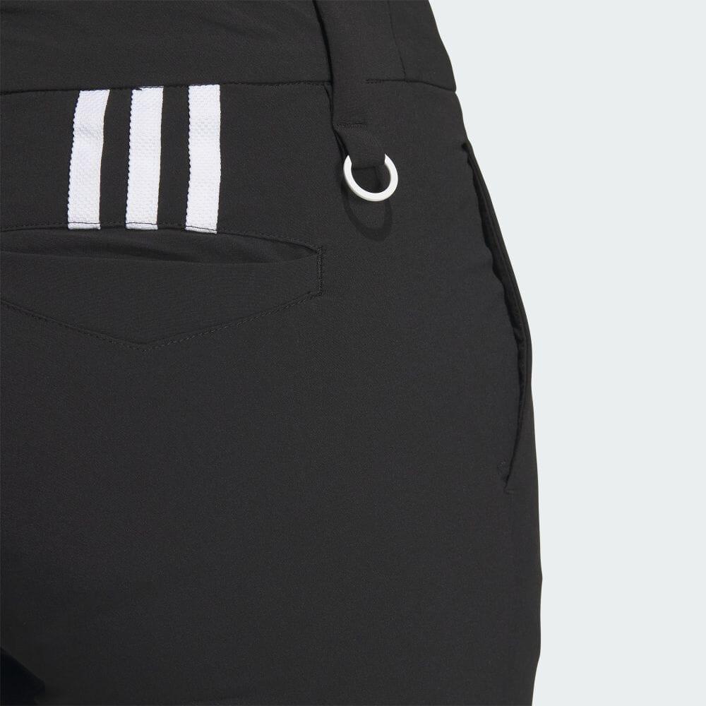 Adidas Solid Color Zippered Flared Slim Fit Casual Pants Women Bottoms Black IN6585