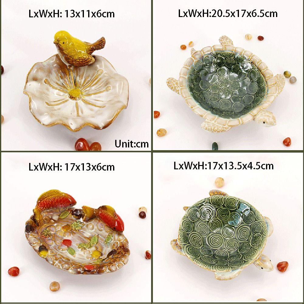 Cute Animals Jewelry Tray Multi-use Decorative Trinket Dish Storage Plate Organizer  Home Decor