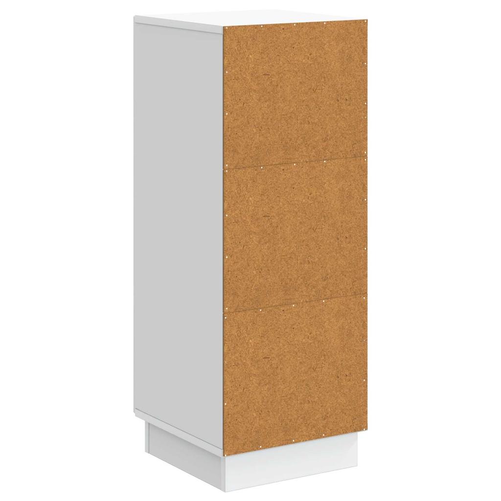 Sideboard White 33 X 34.5 X 87 Cm Engineered Wood